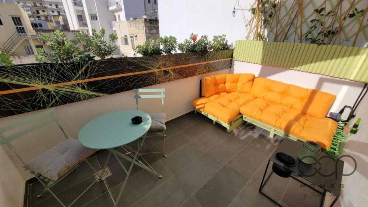 Modern - 50 M From Sea - Free Wi-Fi - Super Cool - Terrace - Fully Air-Conditioned San Pawl il-Baħar Eksteriør billede
