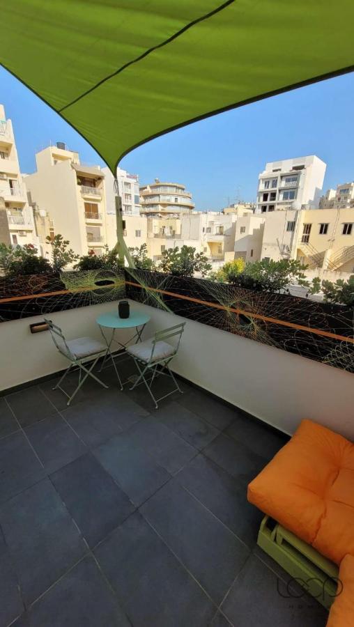 Modern - 50 M From Sea - Free Wi-Fi - Super Cool - Terrace - Fully Air-Conditioned San Pawl il-Baħar Eksteriør billede